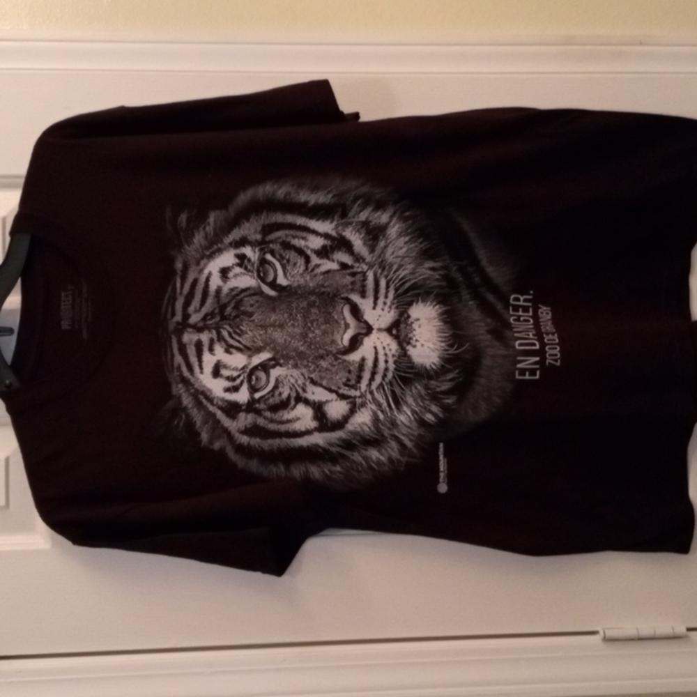 AniMall En Danger Tiger Tee Lg